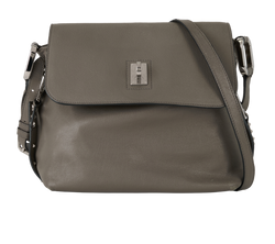 Vintage Crossbody, Leather, Taupe, MII, DB,1*
